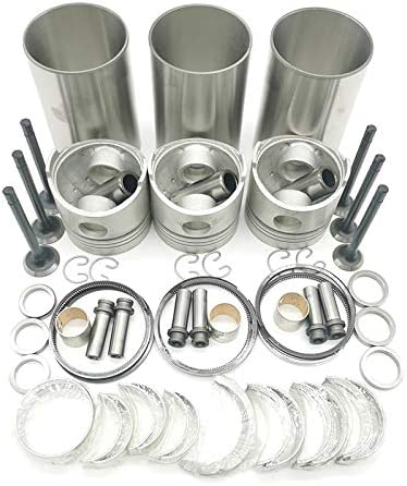 Overhaul Rebuild Kit for Isuzu 3KC1 PA 980CC Mini-Excavator and Skid Steer Loader