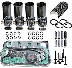 Overhaul Rebuild Kit for Isuzu 4LE2 4LE2-XYBB01 Engine IHI 45NX Excavator Denyo DCA25 Generator Set