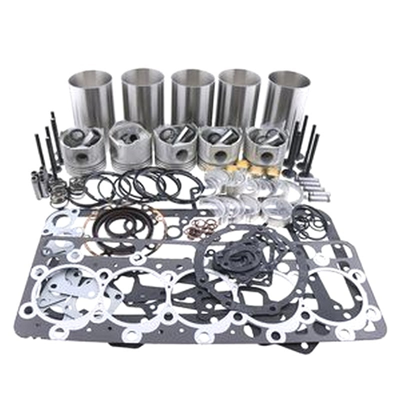 5 Cylinder Overhaul Rebuild Kit for Kubota F2800 Engine