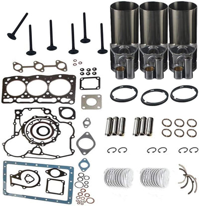 Overhaul Rebuild Kit for Yanmar 3TN75 Engine F17 FX17 FX16 Tractor