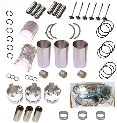 Overhaul Rebuild Kit for Yanmar 3TNE78 Engine Kobelco SK025 Z63 Excavator