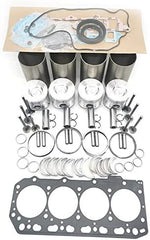 Overhaul Rebuild Kit for Yanmar 4TNA78 Engine YB401 YB401W Excavator