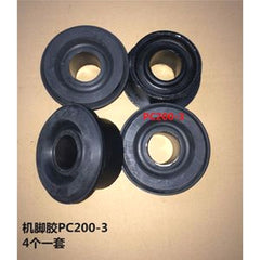 For Komatsu Excavator PC200-3 Engine Mounting Rubber Cushion Feet Bumper