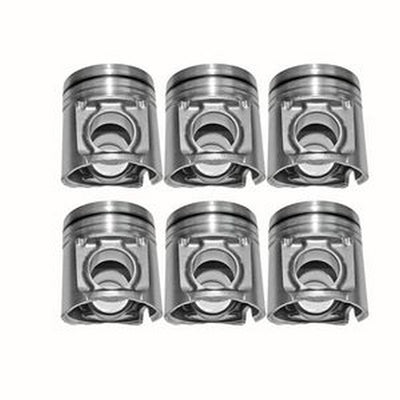 6PCS Piston 3926963 for Cummins Engine 6C8.3 6CT 6CT8.3 QSC8.3 6CTAA