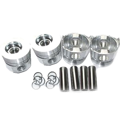 Piston Kit for Kubota V1205 V1205-B V1205B Engine