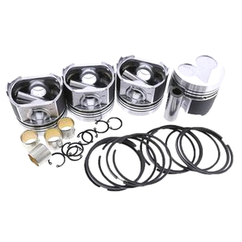 Piston Kit With Ring for Kubota V2203 Indirect Injection Engine Bobcat ...