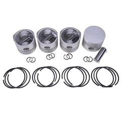 Piston & Piston Ring Set STD 82mm for Kubota V1702 Engine