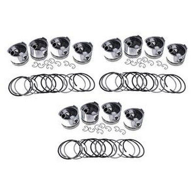 Piston & Piston Ring Set STD for Mitsubishi Engine S16R