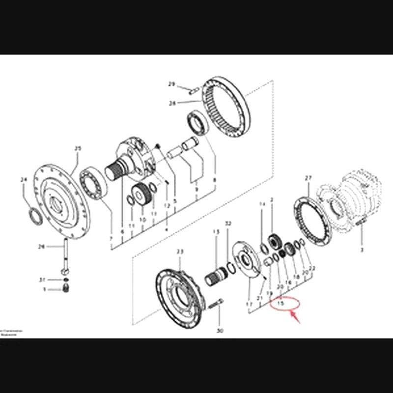 Planet Carrier SA7118-38400 for Volvo EC290B EC290C FC3329C EC290 EC290B