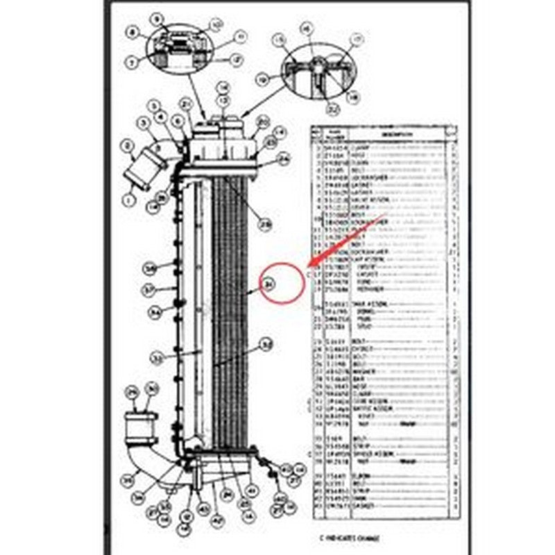 Radiator 1P4404 for Caterpillar CAT 814 966C 966R Enegine 3306