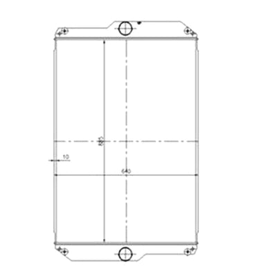 Radiator Core 249-7367 for Caterpillar CAT 16M Motor Grader