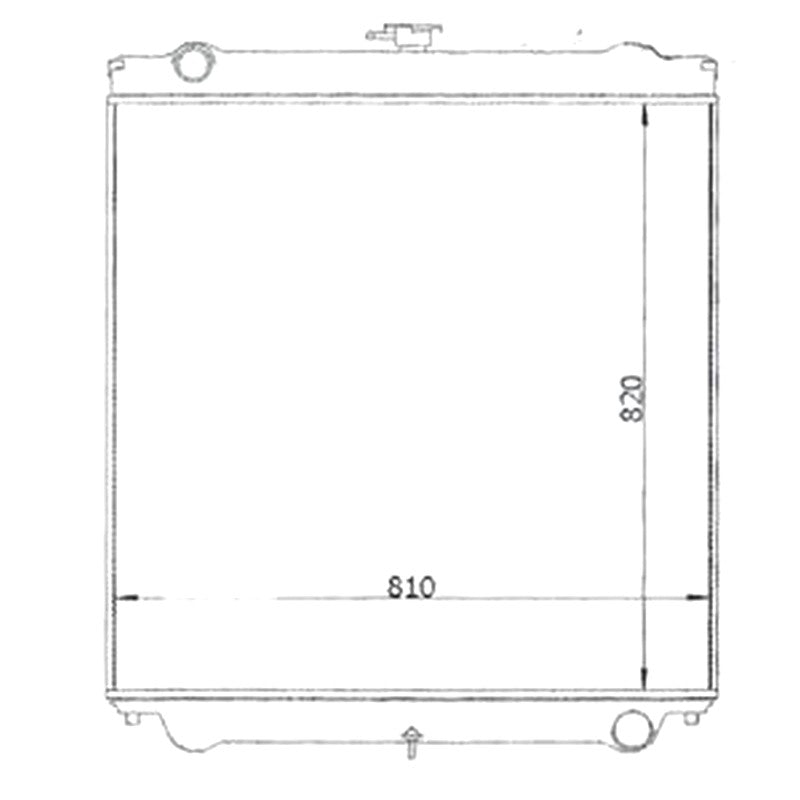 Radiator for Hitachi EX140 Excavator