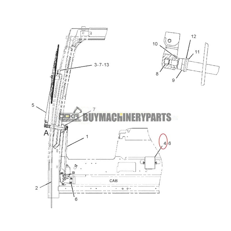 Relay 155-7042 for Caterpillar CAT 307C 307D 311B 311C 311DLRR 311FLRR 312CL