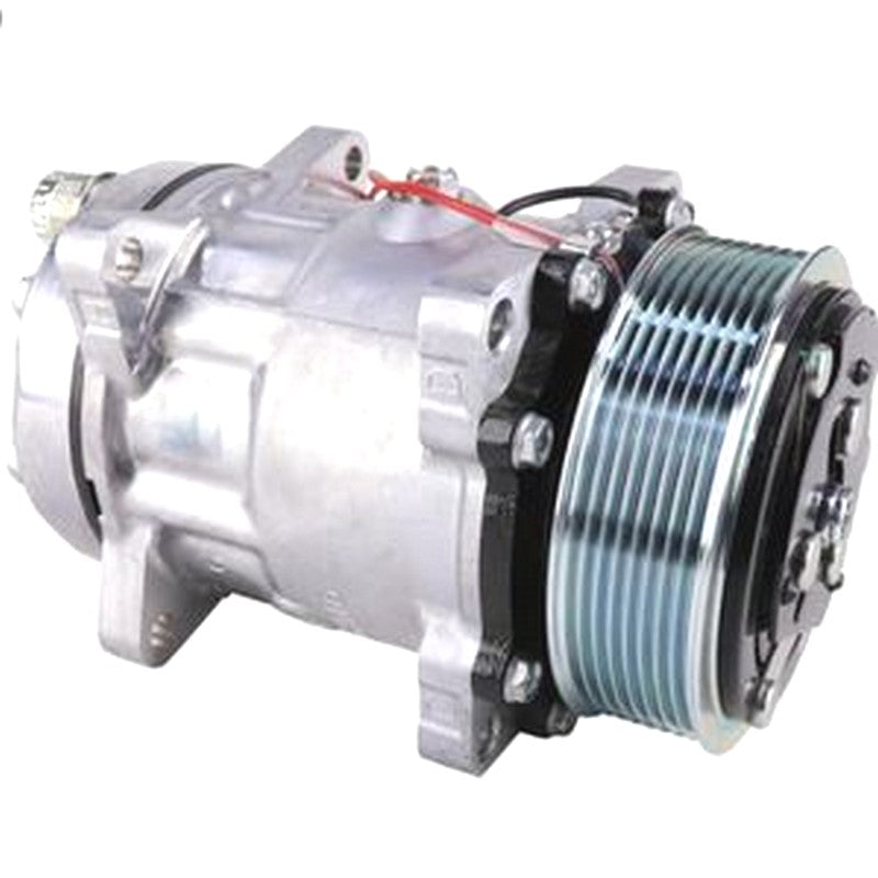 Sanden SD7H13 A/C Compressor 84032734 8901 for CASE New Holland Tractor TC52 TC54 TF42 TF76 TX66 TX67 TX68 CS520 CS540 CS6050 L411 L413 L416 L516