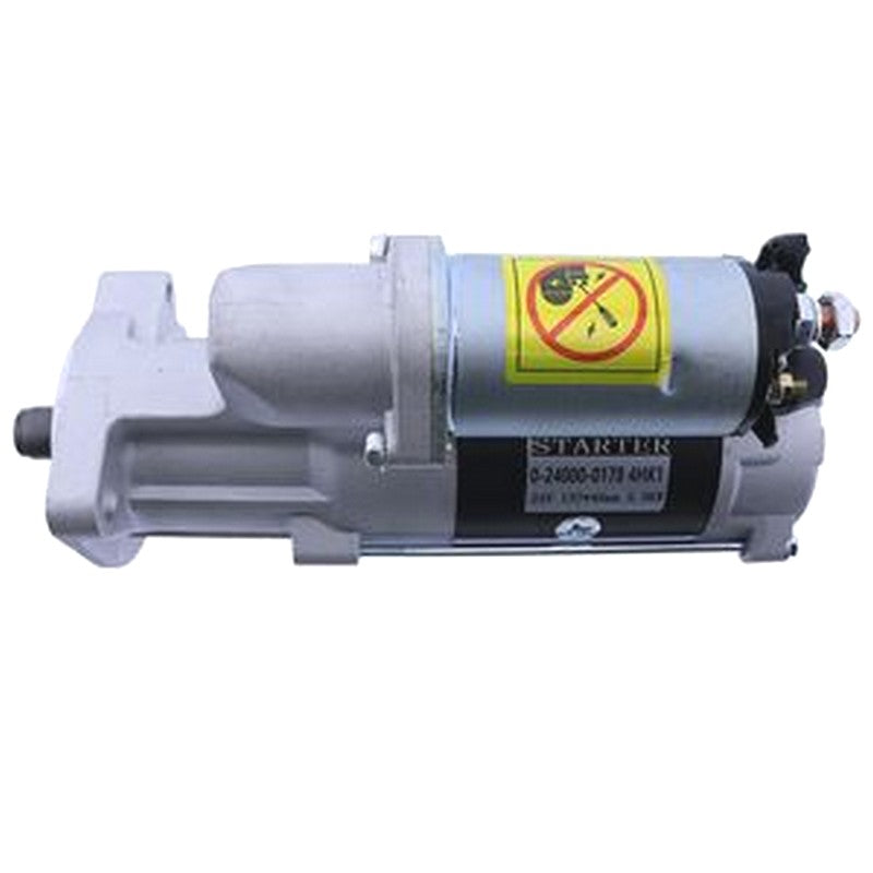 Starter Motor 89805-40630 for Isuzu Engine 4HK1 Hitachi Excavator ZAX200 ZAX230 ZAX240-3