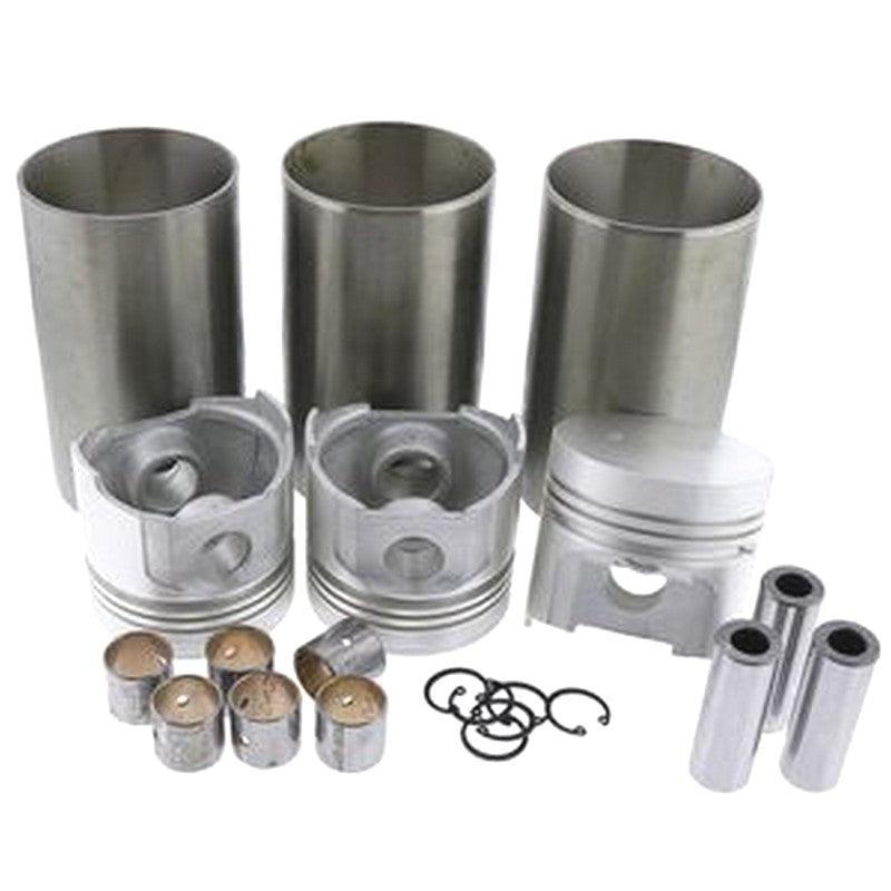 STD D1402 Pistons with Pin & Rings & Liners Kit STD for Kubota Engine KH91 Excavator