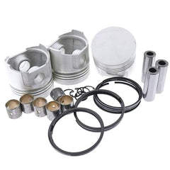 STD Engine D1402 Piston Kit With Ring Set for Kubota KH91 Clar 643 Bobcat 225