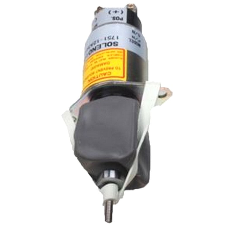 Stop Solenoid 1700-4052 1751-12A7U1B1 Shutdown Engine for Woodward (Synchro-Start) With M6 SWIV