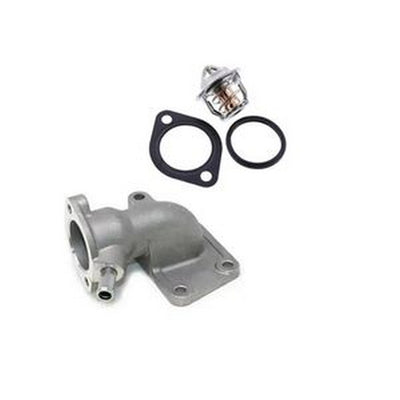 Thermostat With Gasket & Housing 6674173 6653948 6674167 6732199 for Kubota Engine D1703 Bobcat S150 S175 S160 S185 753 7753 763 773 T190