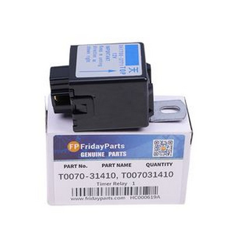 Timer Relay T0070-31410 T007031410 for Kubota B1550E B1750D B1750E B1750HST B2150D B2150HSD B2150HSE BX1800D 12V Original