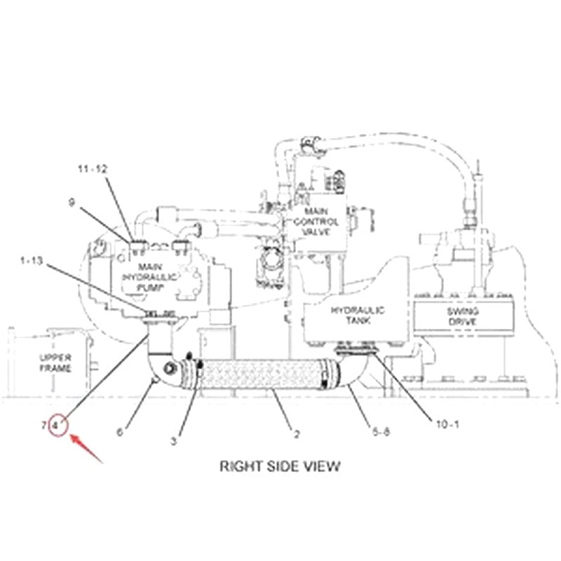 Tube 245-5285 for Caterpillar CAT 320D Excavator C6.4 3066 Engine