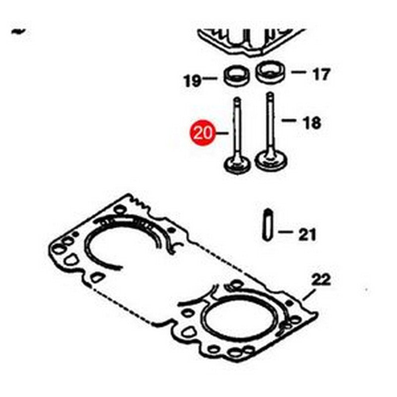 Val Exhaust 6666466 for Bobcat Skid Steer Loaders - Buymachineryparts