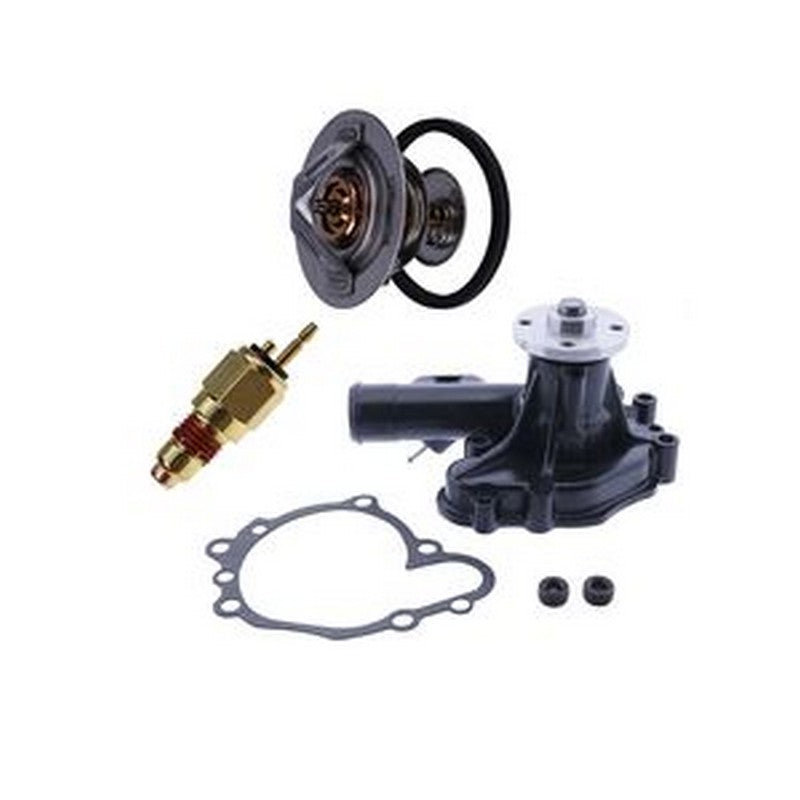 Water Pump 129907-42000 & Thermostat 121850-49810 & Sensor 121250-44901 for Yanmar Engine 4TNV94L 4TNV98 4TNV98T