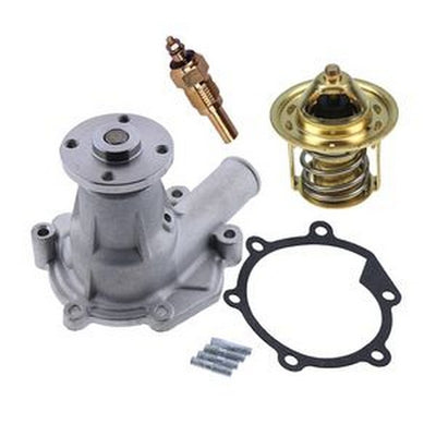 Water Pump With Gasket 223-0296 223-0297 & Thermostat 223-0300 & Sensor 223-0309 for Mitsubishi Engine L3E Caterpillar CAT Excavator 301.6C 301.8C