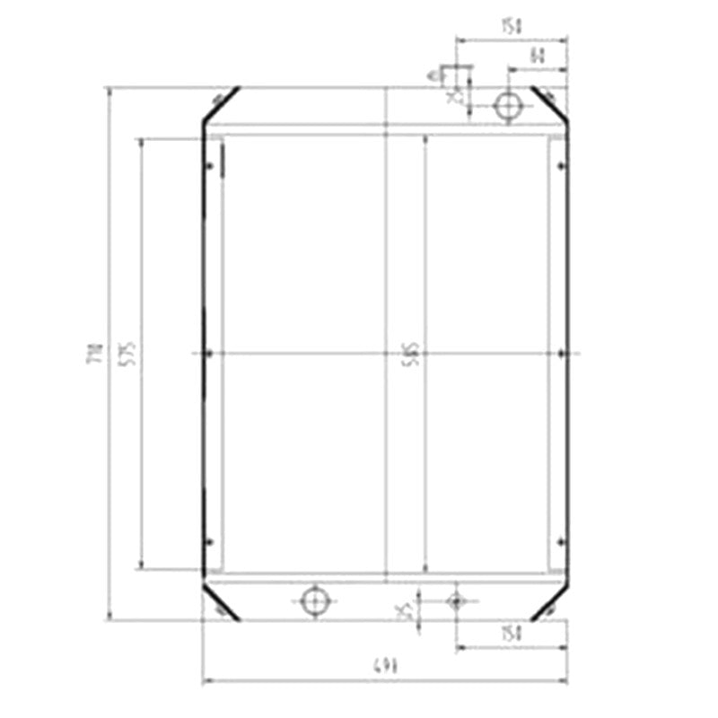 Water Tank Radiator 11M8-42010 11M8-42011 11M8-43200 11M8-43201 11M8-42020 11M8-43110 11M8-43100 11M8-43101 for Hyundai Excavator R55-7 R55W-7