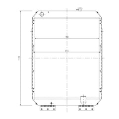 Water Tank Radiator 11N6-43550 for Hyundai Excavator R200W-7A R210LC-7A R210NLC-7A