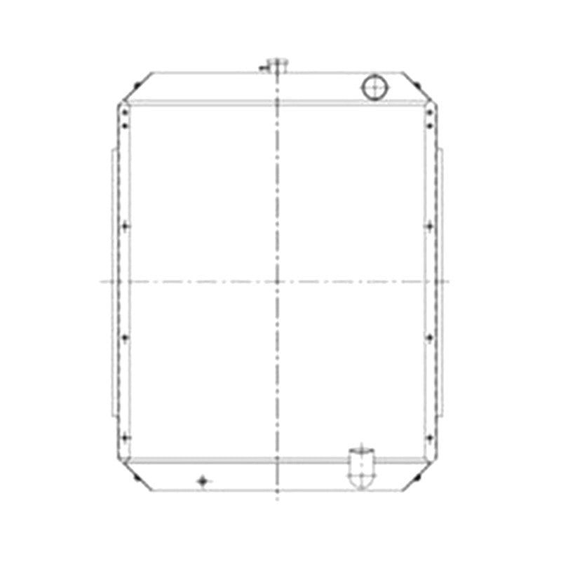 Water Tank Radiator 11N8-40280 for Hyundai Excavator R290LC-7 R305LC-7