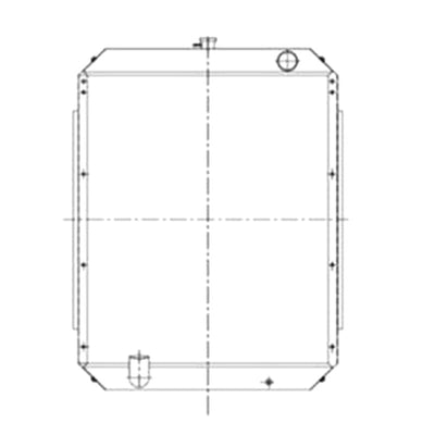 Water Tank Radiator 11N8-42160 for Hyundai Excavator R290LC-7H