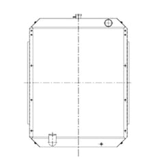 Water Tank Radiator 11N8-42160 for Hyundai Excavator R290LC-7H