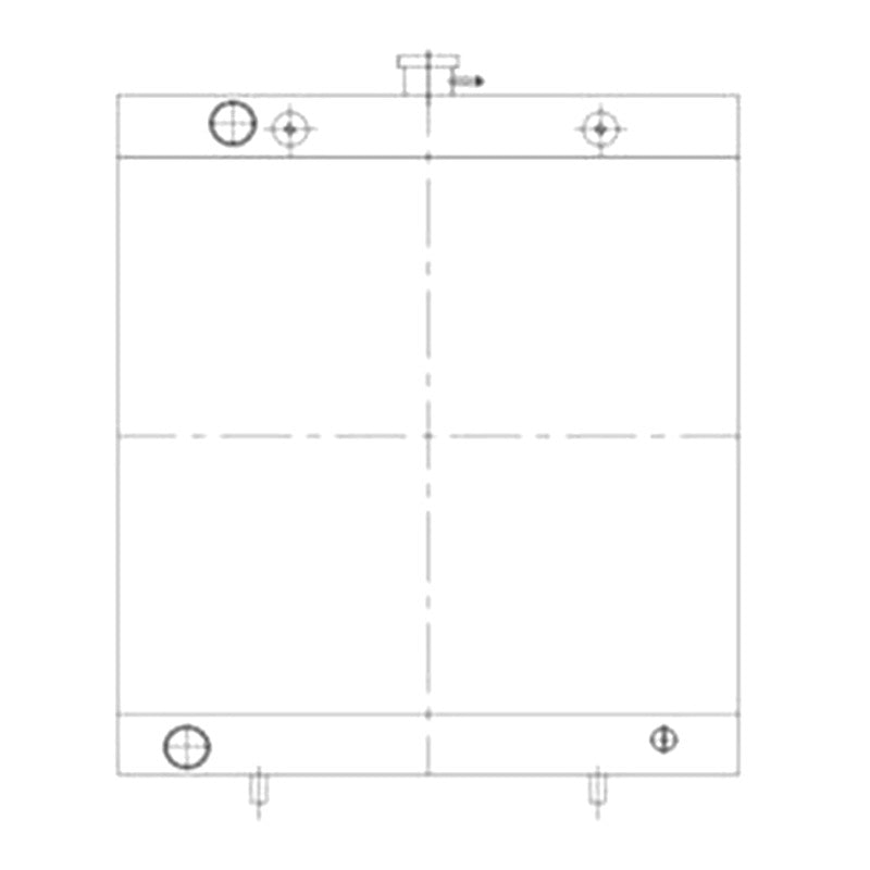 Water Tank Radiator 11S7-30090 for Hyundai Excavator HSL850-7A