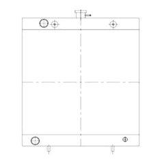 Water Tank Radiator 11S7-30090 for Hyundai Excavator HSL850-7A