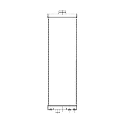 Water Tank Radiator 17A-03-51111 for Komatsu D155AX-7 Bulldozer