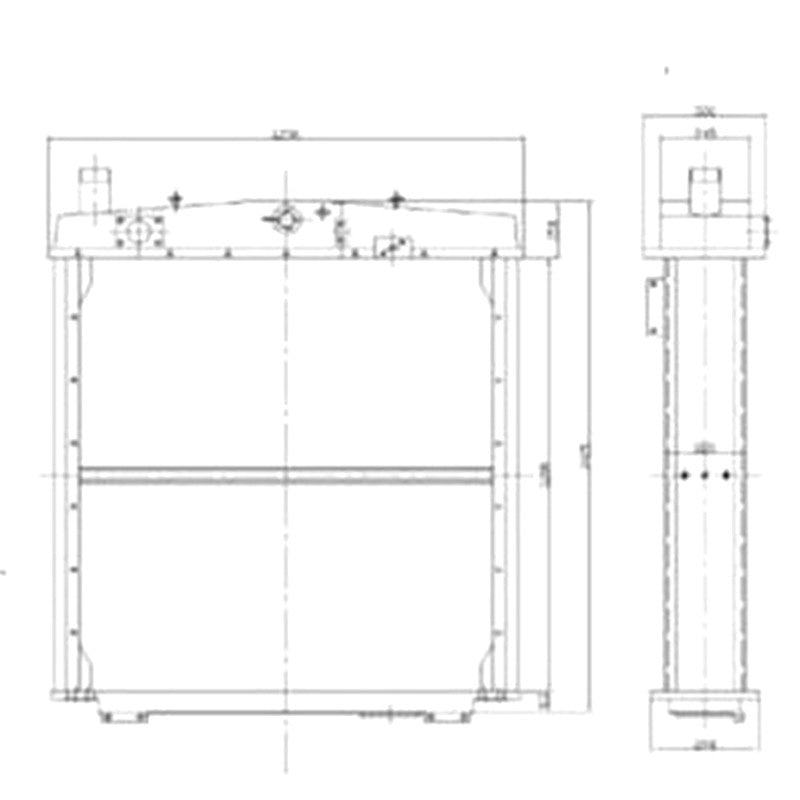 Water Tank Radiator 195-03-00038 for Komatsu D355A-1 D355A-3 Bulldozers - Buymachineryparts