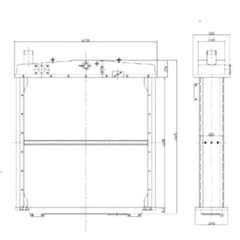 Water Tank Radiator 195-03-00038 for Komatsu D355A-1 D355A-3 Bulldozers - Buymachineryparts