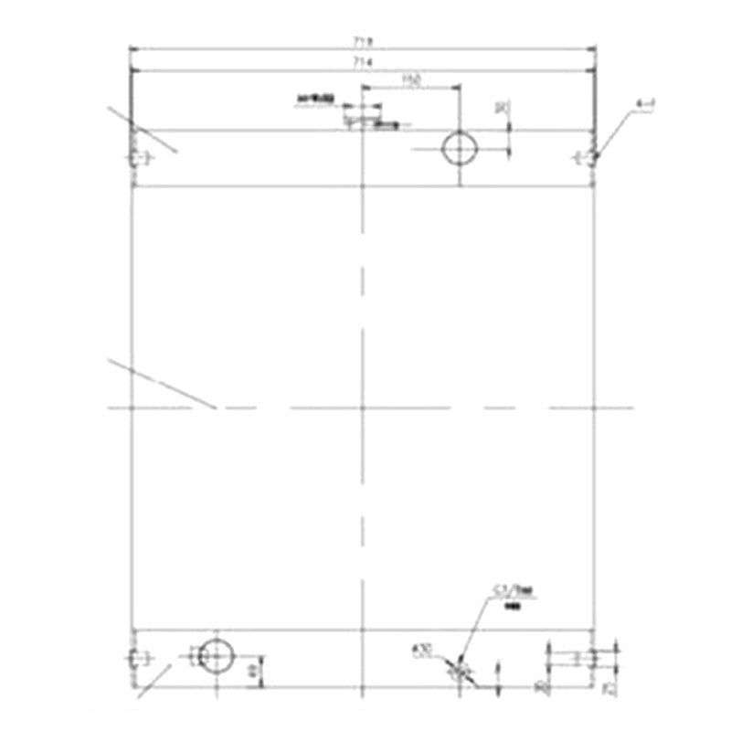 Water Tank Radiator 2202-9407A for Doosan Excavator S200W-III