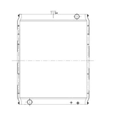 Water Tank Radiator 22U-03-21111 for Komatsu Excavator PC228US-3