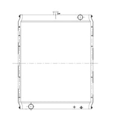 Water Tank Radiator 22U-03-21111 for Komatsu Excavator PC228US-3