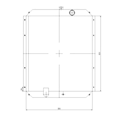 Water Tank Radiator 2452U432S1 for Kobelco Excavator SK300-3 SK300 SK300-2