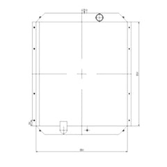 Water Tank Radiator 2452U432S1 for Kobelco Excavator SK300-3 SK300 SK300-2