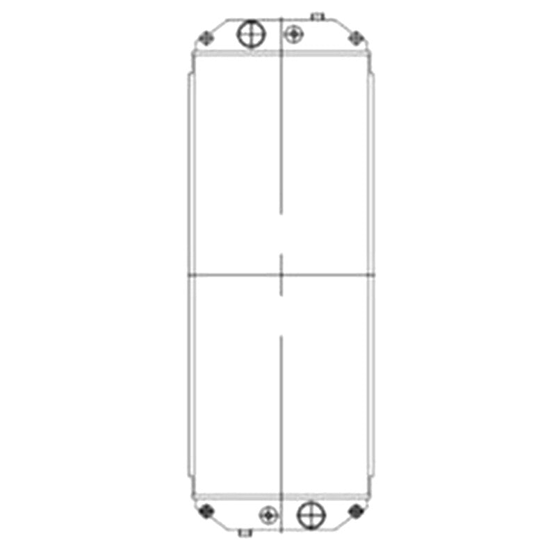 Water Tank Radiator 3728883 for Caterpillar CAT Excavator E349D2