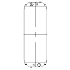 Water Tank Radiator 3728883 for Caterpillar CAT Excavator E349D2