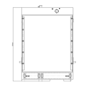 Water Tank Radiator 421-03-21103 for Komatsu Wheel Loader WA470-3 WA450-3