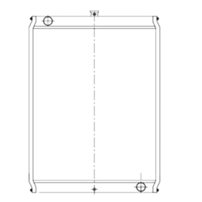 Water Tank Radiator 4237634 for Hitachi Excavator EX450H