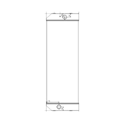 Water Tank Radiator for Caterpillar CAT Excavator E324E