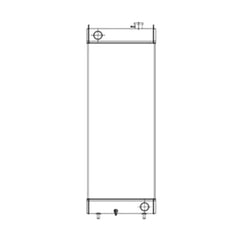 Water Tank Radiator for Caterpillar CAT Excavator E329D