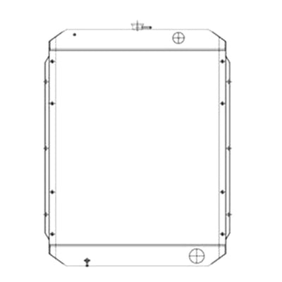 Water Tank Radiator for Hyundai Excavator R210W-5